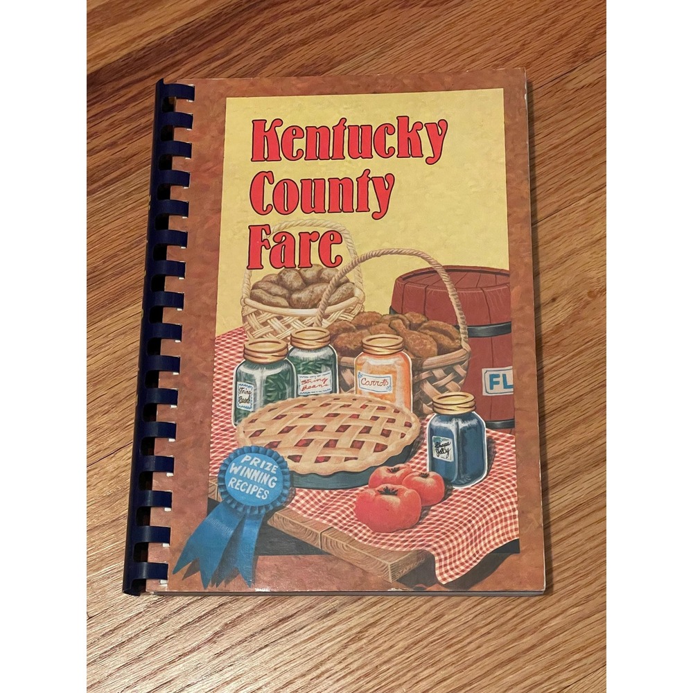 Kentucky County Fare Cookbook Spiral Book Recipes 1980 Vintage